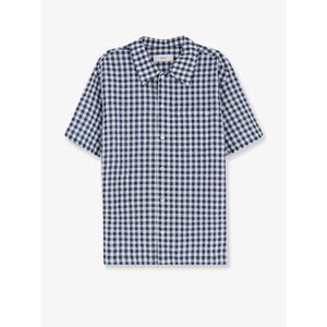 Dunst Men Cotton Blend Shirt With Check Pattern